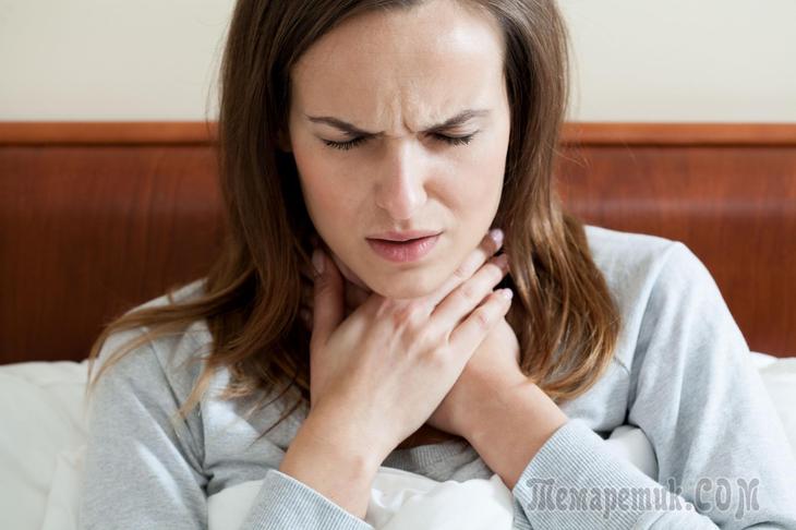 Чому виникає мокротиння у горлі без кашлю