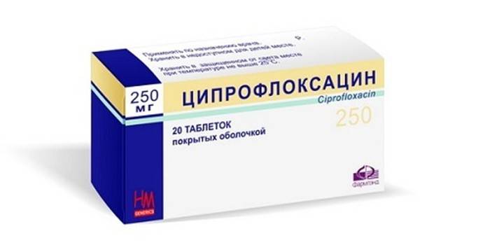 Ципрофлоксацин – інструкція по застосуванню