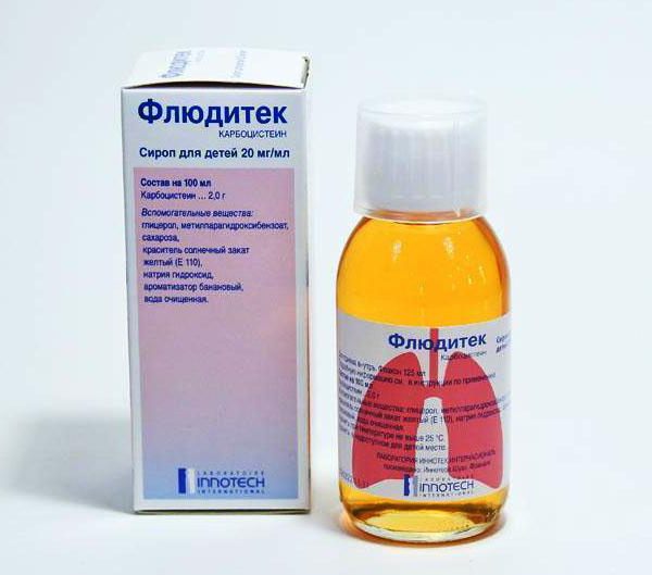 Флюдитек і флюдитек дитячий – сироп: інструкція, ціна та аналоги препарату