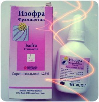 Изофра особливості препарату та інструкція по застосуванню популярного спрею в ніс
