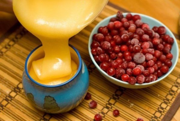 Лікувальні властивості журавлини з медом
