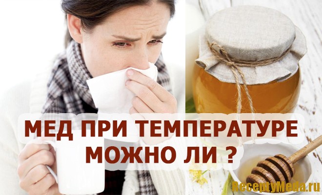 Мед при застуді і можна мед при температурі