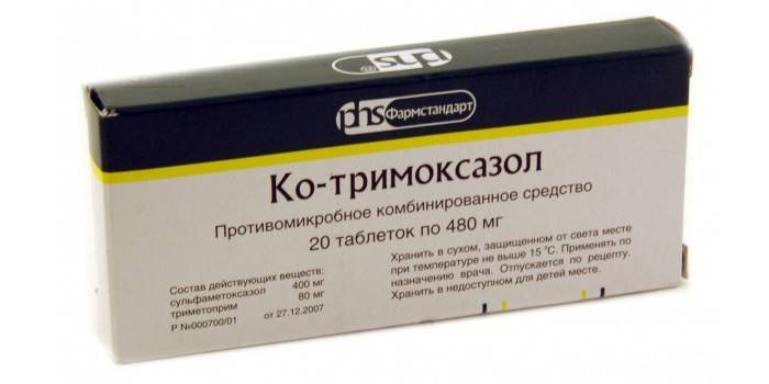 Інструкція щодо застосування препарату Ко-тримоксазол для дорослих і дітей аналоги