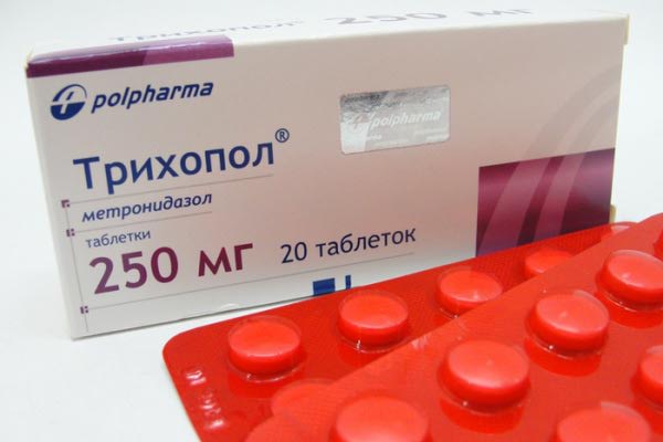 Призначення Трихопола при циститі