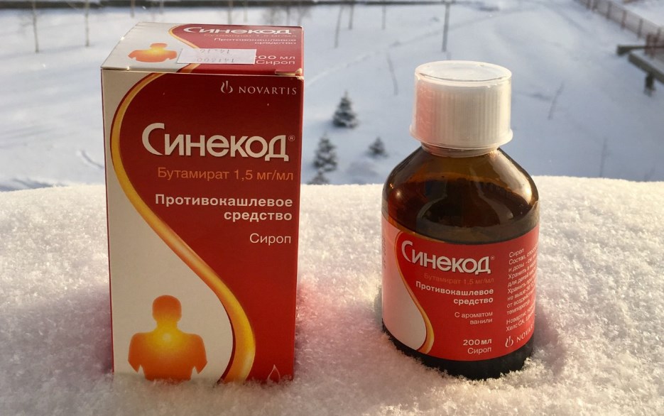 Синекод краплі: інструкція по застосуванню