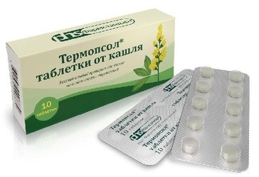 Термопсол таблетки від кашлю – інструкція по застосуванню