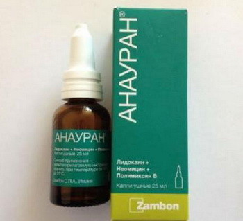 Вушні краплі “Анауран”: інструкція по застосуванню, склад, показання, аналоги та відгуки — OneKu