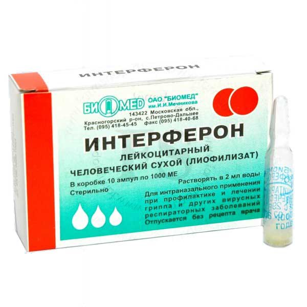 Як приймати сухий Інтерферон