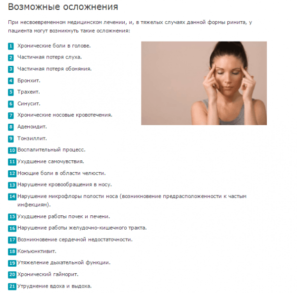 Загроза гиперпластического риніту