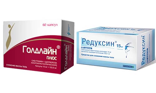 Порівняння препаратів Голдлайн Плюс і Редуксин
