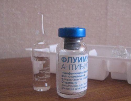 Як застосовувати антибіотик Флуімуціл іт для інгаляцій інструкція